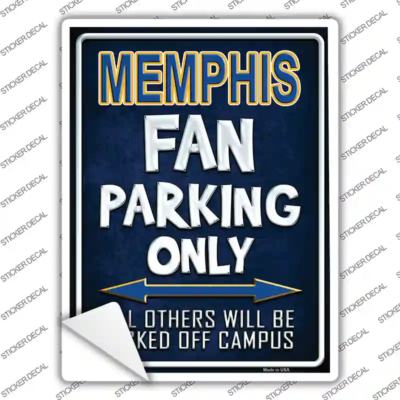 Memphis Novelty Rectangle Sticker Decal