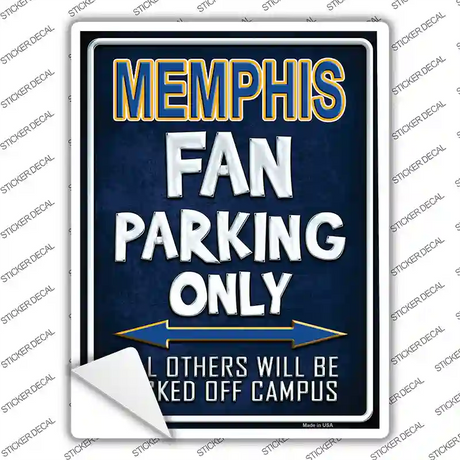 Memphis Novelty Rectangle Sticker Decal