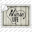 Nurse Life Novelty Rectangle Sticker Decal
