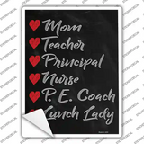 Love Education Novelty Rectangle Sticker Decal