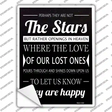 Stars They Are Happy Novelty Rectangular Sticker Decal