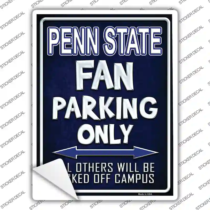 Penn State Novelty Rectangle Sticker Decal