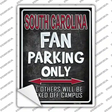 South Carolina Novelty Rectangle Sticker Decal