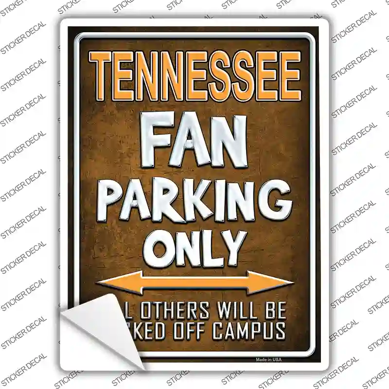 Tennessee Novelty Rectangle Sticker Decal