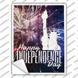 Happy Independence Day Novelty Rectangle Sticker Decal