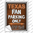 Texas Novelty Rectangle Sticker Decal