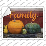 Family Novelty Rectangle Sticker Decal