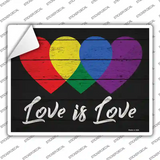 Love is Love Novelty Rectangle Sticker Decal