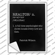 Realtor Full Time Psychologist Novelty Rectangular Sticker Decal