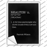 Realtor Full Time Psychologist Novelty Rectangular Sticker Decal