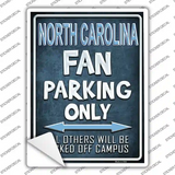 North Carolina Novelty Rectangle Sticker Decal