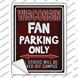 Wisconsin Novelty Rectangle Sticker Decal