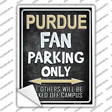 Purdue Novelty Rectangle Sticker Decal