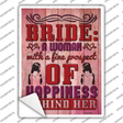 Prospect Of Happiness Behind Her Novelty Rectangle Sticker Decal