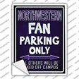 Northwestern Novelty Rectangle Sticker Decal