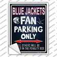 Blue Jackets Novelty Rectangle Sticker Decal