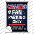 Canadiens Novelty Rectangle Sticker Decal