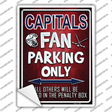 Capitals Novelty Rectangle Sticker Decal