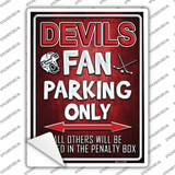 Devils Novelty Rectangle Sticker Decal