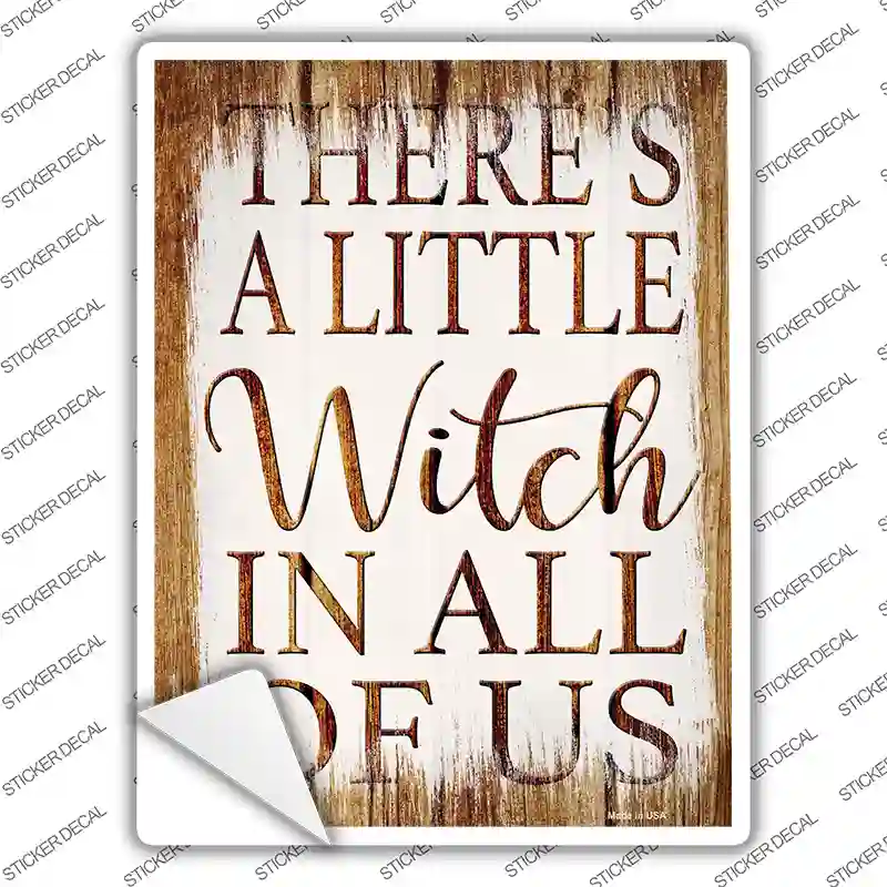Witch In Us All Novelty Rectangle Sticker Decal