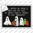 Ghosts Trick or Treat Costumes Novelty Rectangle Sticker Decal