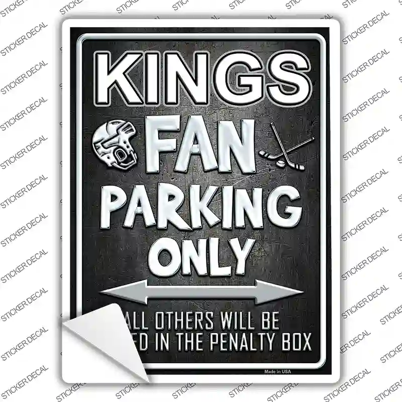 Kings Novelty Rectangle Sticker Decal