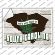 Get High In South Carolina Novelty Rectangle Sticker Decal