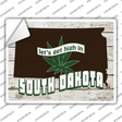 Get High In South Dakota Novelty Rectangle Sticker Decal