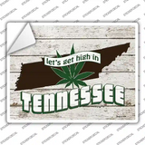 Get High In Tennessee Novelty Rectangle Sticker Decal