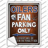 Oilers Novelty Rectangle Sticker Decal
