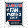 Rangers Novelty Rectangle Sticker Decal