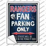 Rangers Novelty Rectangle Sticker Decal