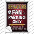 Senators Novelty Rectangle Sticker Decal