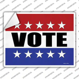 Vote Novelty Rectangle Sticker Decal