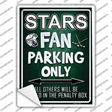 Stars Novelty Rectangle Sticker Decal