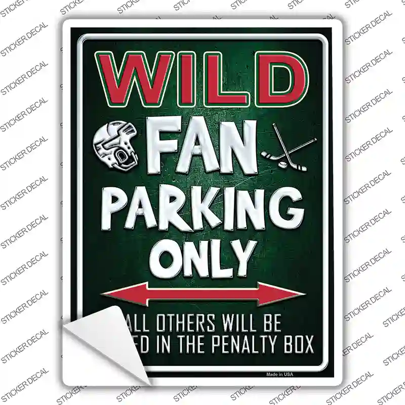 Wild Novelty Rectangle Sticker Decal