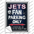 Jets Blue Novelty Rectangle Sticker Decal
