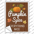 Pumpkin Spice Novelty Rectangle Sticker Decal
