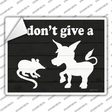 Rats Ass Novelty Rectangle Sticker Decal