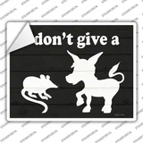 Rats Ass Novelty Rectangle Sticker Decal