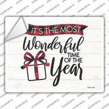 Wonderful Time of The Year Novelty Rectangle Sticker Decal