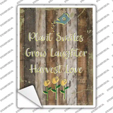 Plant Grow Harvest Novelty Rectangular Sticker Decal