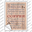 Coffee Novelty Rectangular Sticker Decal