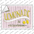 Fresh Squeezed Lemonade Novelty Rectangular Sticker Decal