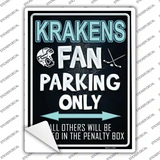Krakens Fan Novelty Rectangle Sticker Decal
