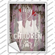 My Children Bark Novelty Rectangle Sticker Decal