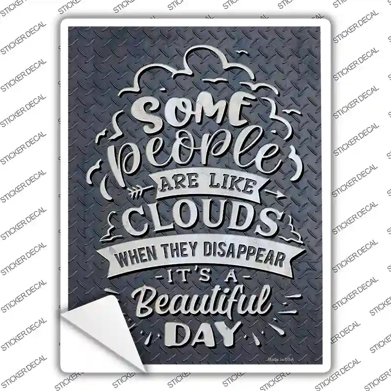 When They Disappear Beautiful Novelty Rectangle Sticker Decal