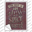 Spicy Disaster Novelty Rectangle Sticker Decal