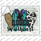 Rodeo Sweetheart Novelty Rectangle Sticker Decal