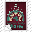 Mamas Lucky Charm Novelty Rectangle Sticker Decal